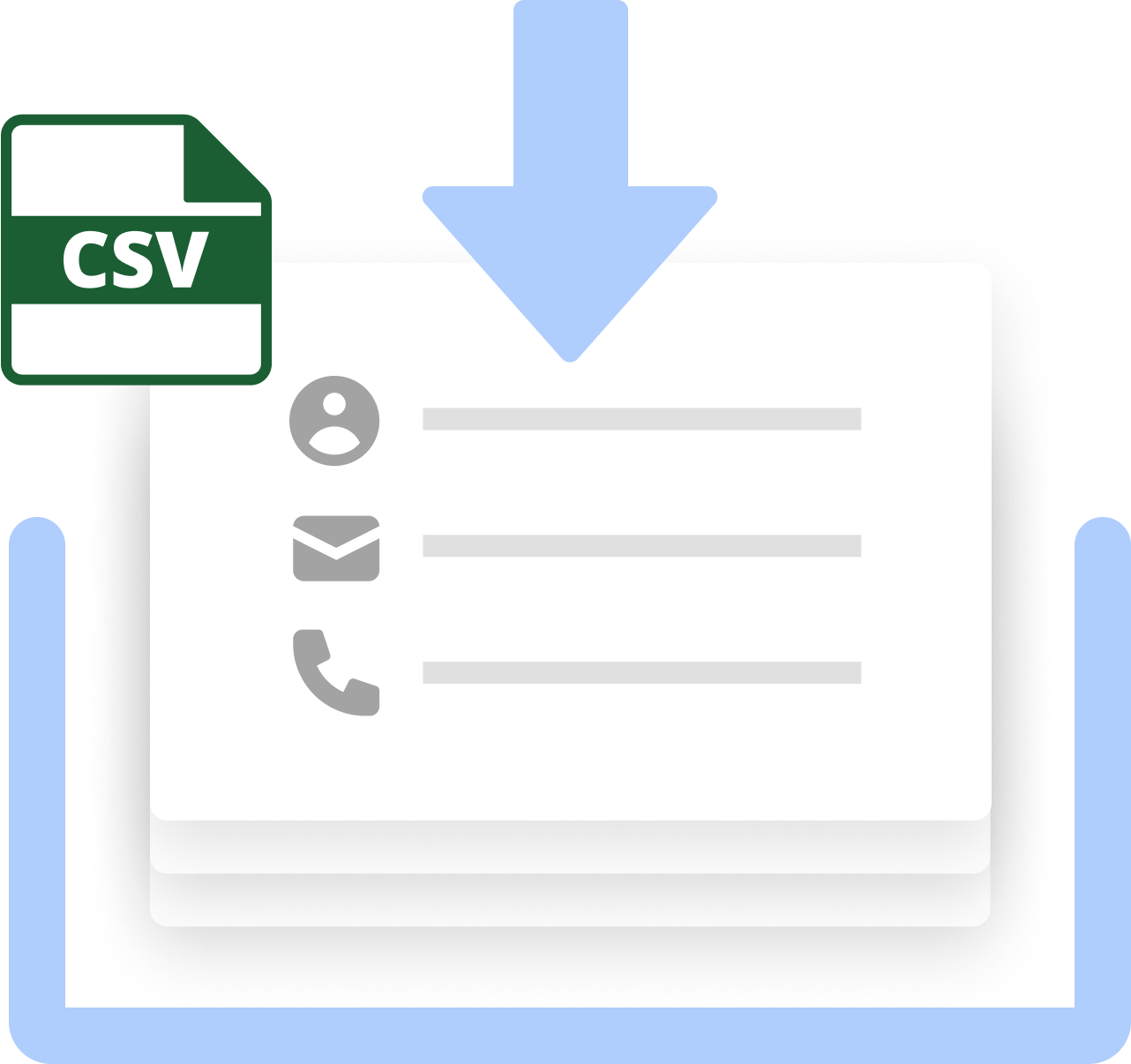 Import contacts from a CSV file into Doorkeep